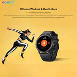 HONOR Magic Watch 2 (Black) AMOLED Display, 15 Workout Modes, Music , Sleep & HR Monitor, 7-Days Battery