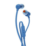 JBL Tune 110 in-Ear Headphones with Mic (Blue)