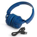 JBL T460BT Extra Bass Wireless On-Ear Headphones with 11 Hours Playtime & Mic (Blue)