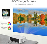 AUN AKEY6S (Android Version) Full HD Smart Projector 1080P with 1GB RAM, 8GB ROM, 6800 Lumens - 6 Months Warranty.