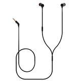 JBL Tune 110 in-Ear Headphones with Mic (Black)