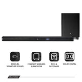 JBL Bar 2.1 Deep Bass Soundbar with Wireless Subwoofer, Dolby Digital (300 Watts, Black)