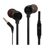 JBL Tune 110 in-Ear Headphones with Mic (Black)