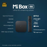 Ml Box S Android Version 9.0 with Google Assistant Remote 4K HDR Wi-Fi Bluetooth 4.2 8 GB (Black)